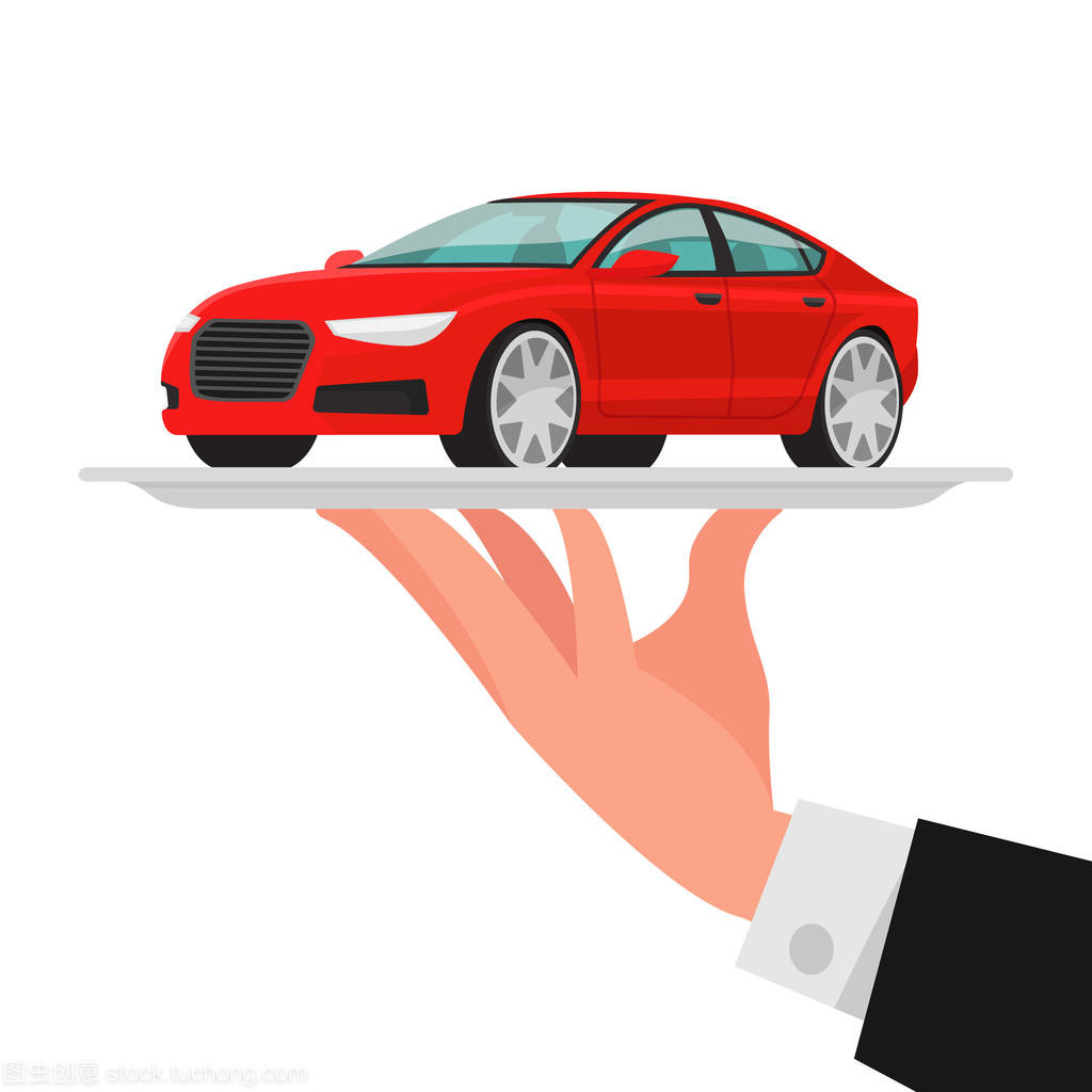 托盤(pán)上的紅色轎車(chē) 探索汽車(chē)服務(wù)與網(wǎng)絡(luò)科技的創(chuàng)新融合